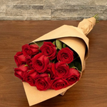 12 Red Roses Delivered with Lolaflora