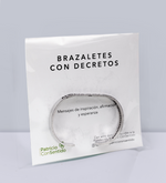 Brazalete con Decretos + Luz Eterna - Lilium y Clavel Blanco
