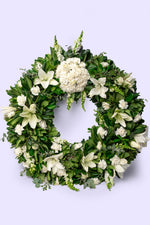 Corona Fúnebre Grande - Respeto Floral | LolaFlora