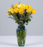 Detalle De Rosas Amarillas