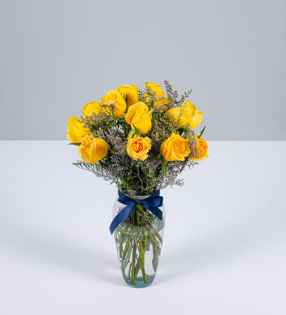 Detalle De Rosas Amarillas