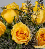 Detalle De Rosas Amarillas