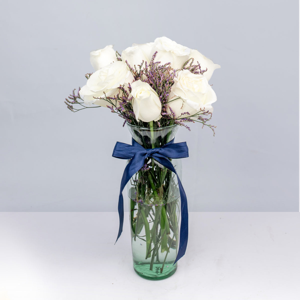 8 Rosas Blancas (M)