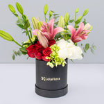 Supreme Box Lily Pink And Roses