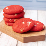 6 Galletas Estilo New York - Red Velvet