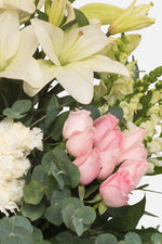 In Memoriam - Rosa Blanca y Clarita, Lilium y Hortensia | LolaFlora