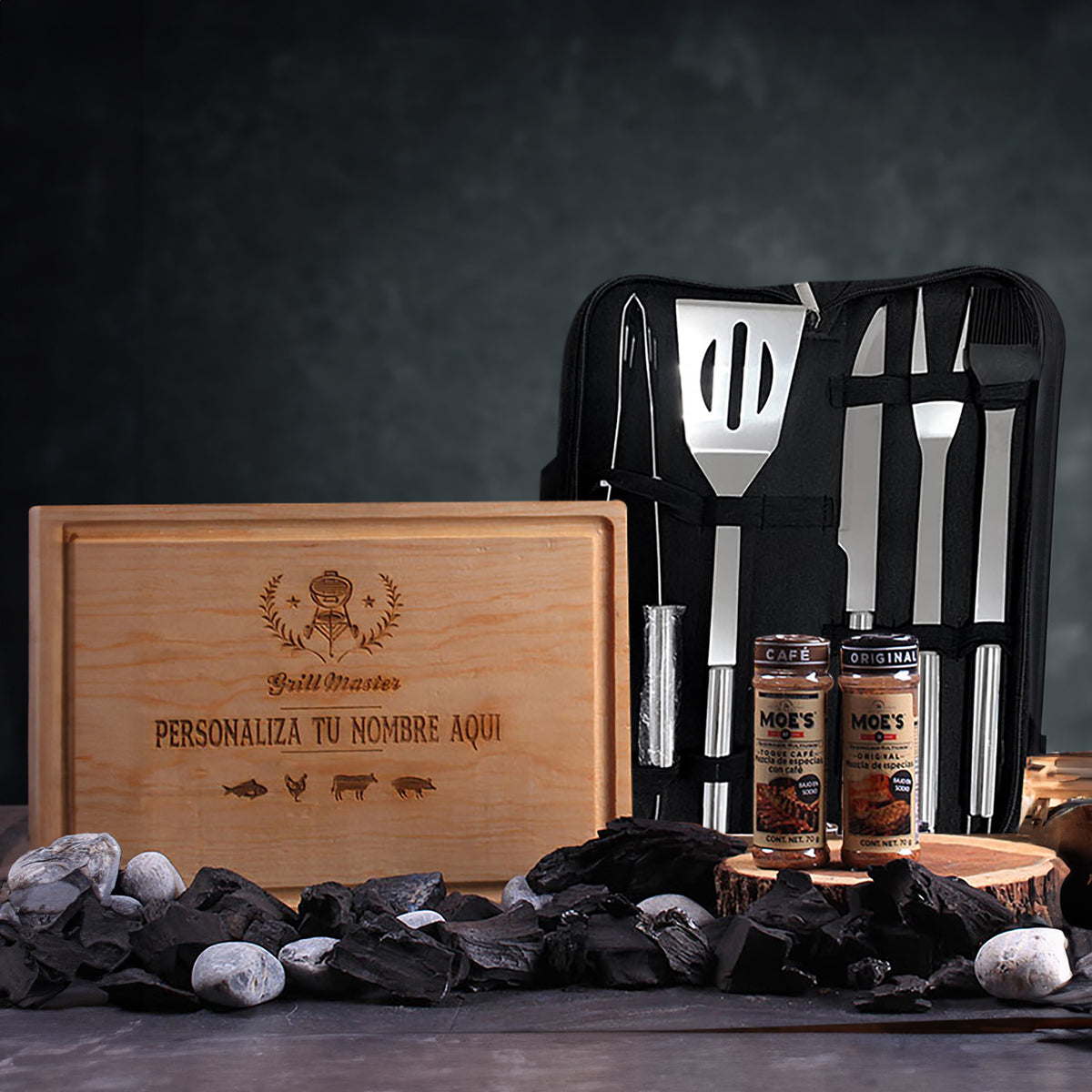 Kit de Asador Rectangular - Premium
