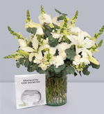 Brazalete con Decretos + Luz Eterna - Lilium y Clavel Blanco