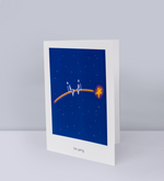 Tarjeta + Luz Eterna - Lilium y Clavel Blanco