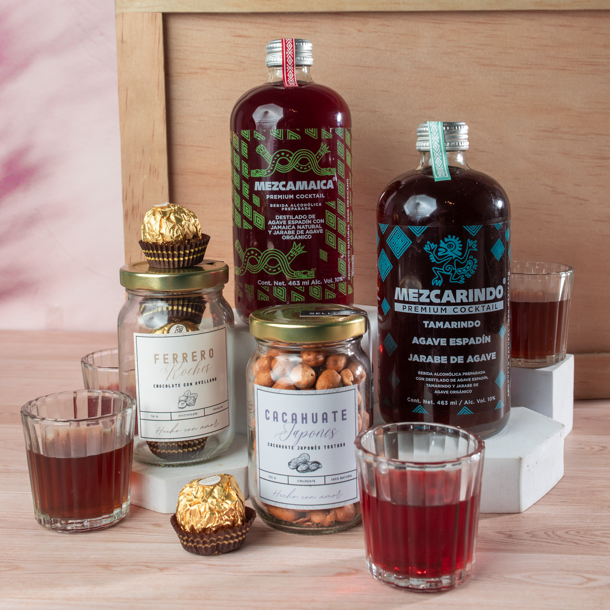 Kit Mezcarindo y Mezcamaica - Chocolates y Cacahuates