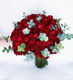 Ramo buchon de 100 rosas rojas