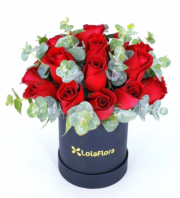 24 Rosas Rojas En Caja