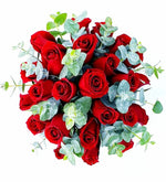 24 Rosas Rojas En Caja