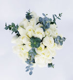 50 White Roses in a Box