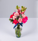 Claveles Rosas Y Fucsias Con Perritos