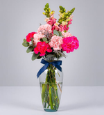 Claveles Rosas Y Fucsias Con Perritos