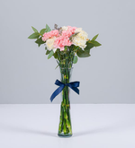 Claveles Variados En Violetero