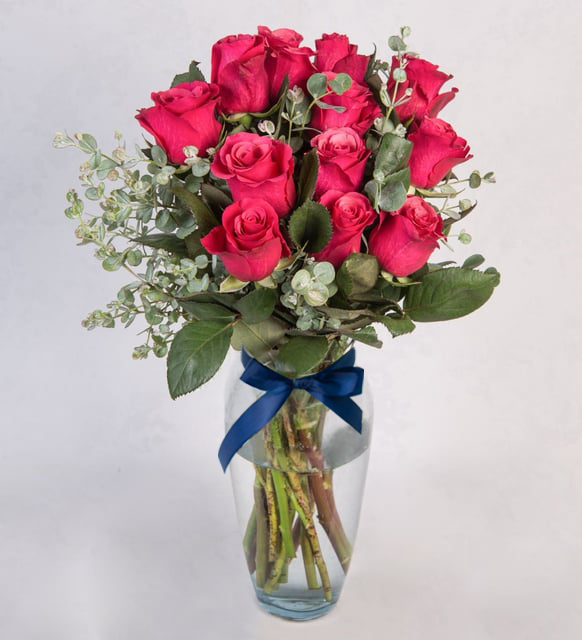 Detalle De 12 Rosas Topaz