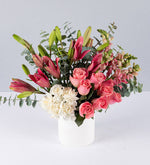 Maceta De Tonos Rosas (M)