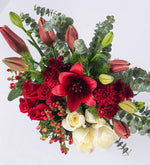 Caja Suprema Lily Rosa Y Rosas