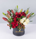 Caja Suprema Lily Rosa Y Rosas