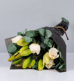 Bouquet / Lily Blanca Y Rosa Blanca (B)
