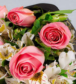 Ramo de Astromelias y Rosas Rosas