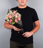 Ramo de Astromelias y Rosas Rosas