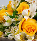 Ramo de Astromelias y Rosas Amarillas