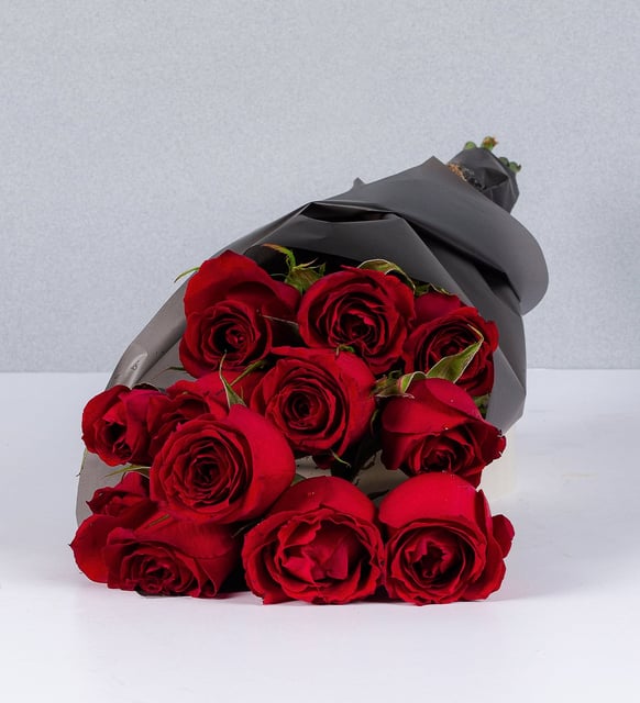Bouquet 12 Rosas Rojas (M)