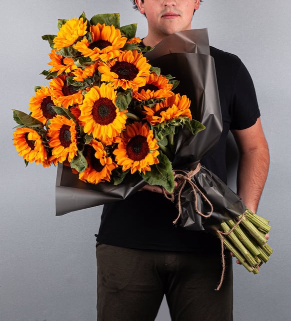 Ramo de 20 girasoles jumbo