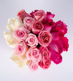 Caja Rosa Con Rosas En Gradiente