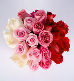 Pink Box With Roses in Gradient