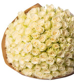 200 Rosas Blancas en Ramo Especial