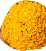 200 Rosas Amarillas en Ramo Especial