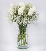 8 Rosas Blancas