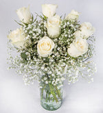 8 Rosas Blancas