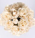 Arrangement of 24 White Roses