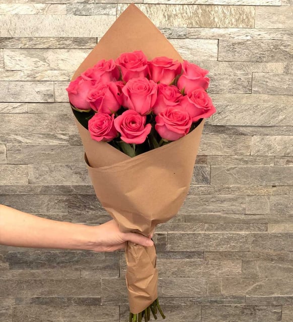 12 Rosas Topacio a Domicilio con Lolaflora