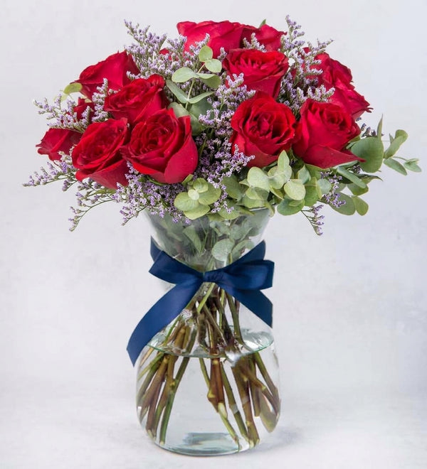 15 Red Roses