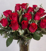 Arrangement of 16 Topaz Roses