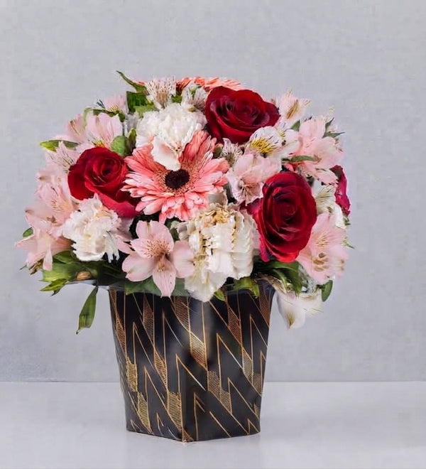 Pink Floral Arrangement with Carnations