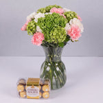 Carnations, Daisies & Yokos with Lindt Dark Chocolate