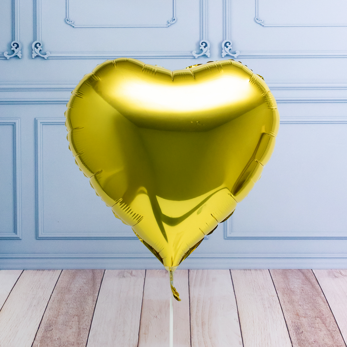 Globo Corazón Amarillo con Helio