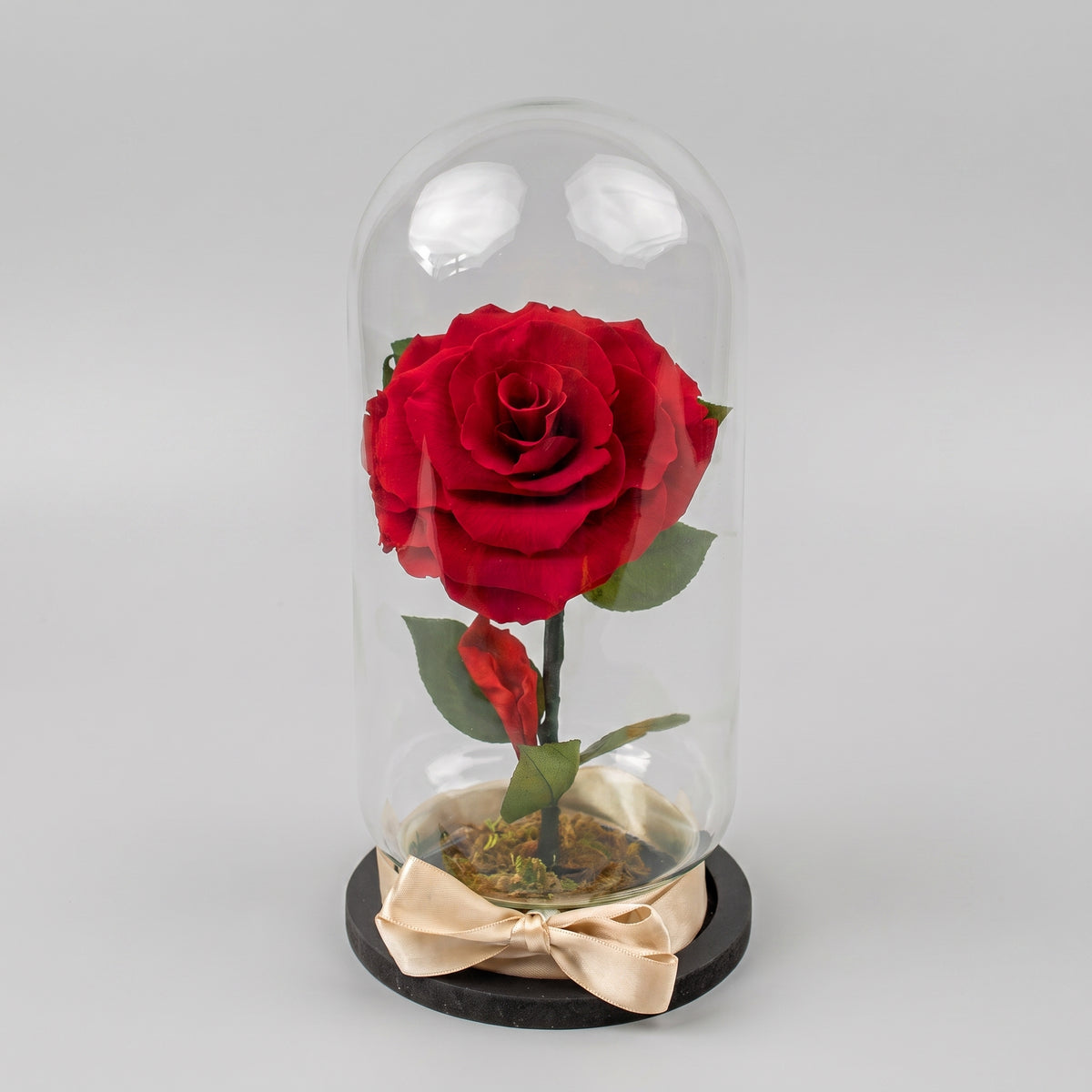 Rosa Eterna Bella y Bestia - Rosa en Cristal