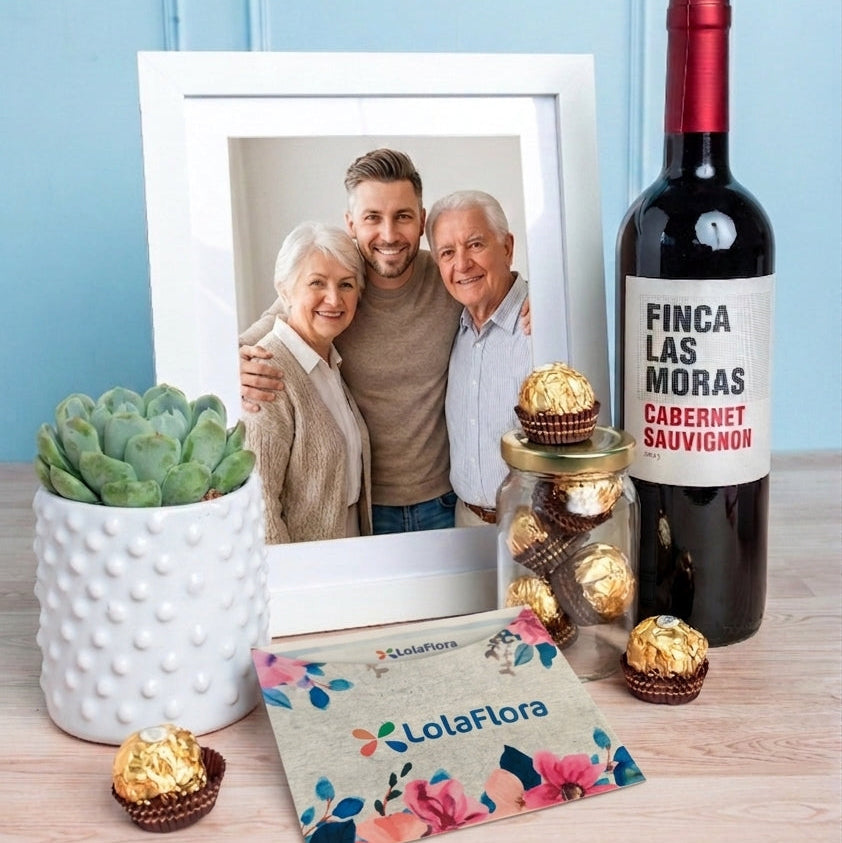 Kit Momentos Únicos Abuelitos - Portarretratos Personalizado