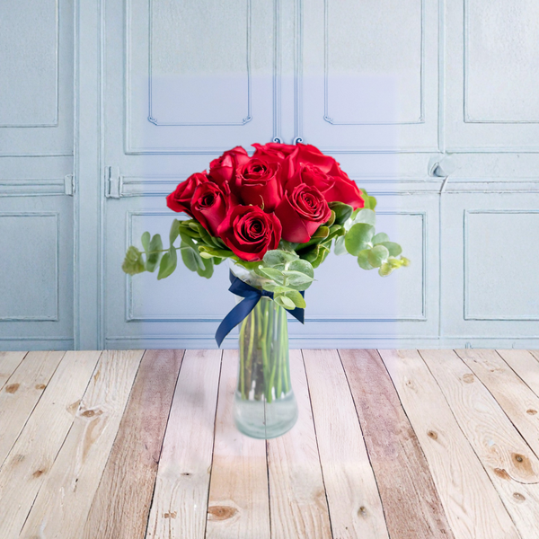La Vida en Rosa Arreglo de 12 Rosas Rojas - 10 de Mayo 10MFN